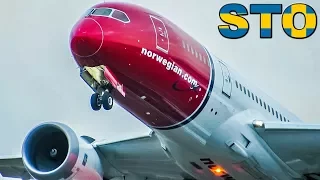 Lovely Runway Action NORWEGIAN 737s & 787s at Arlanda