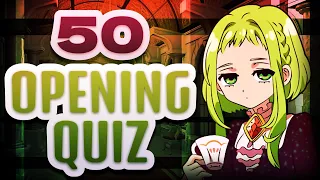 Guess The Anime Opening Quiz (Very Easy - Very Hard)