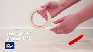 How to Apply and Remove Masking Tape - Dulux Decorating Tips