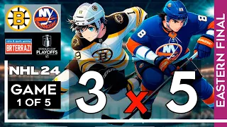 NHL 24 (09 PC) Boston at NY Islanders | STANLEY CUP PLAYOFFS EASTERN FINAL | GAME 1