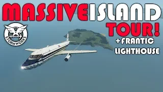 Exploring The New Massive Island!  -  Multiplayer Stormworks Gameplay