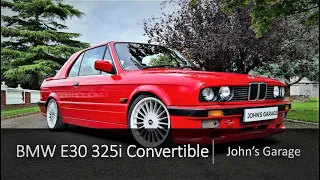 BMW E30 325i Convertible : John's Garage
