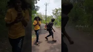 GULIKAN THEYYAM RUNNING AFTER  KIDS 😳😱 | #explorewithakshay #shorts #theyyam #kantara #bhootakola