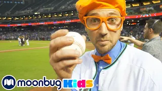 Blippi Visita un Estadio de Beisbol | Vídeos Educativos para Niños | Moonbug Kids en Español
