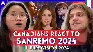 CANADIANS REACT: Sanremo 2024 | AMESC