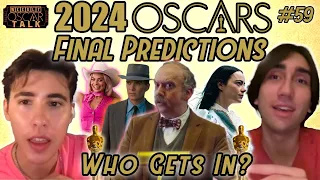 FINAL 2024 Oscar Nominations Predictions - Who Will Make It?