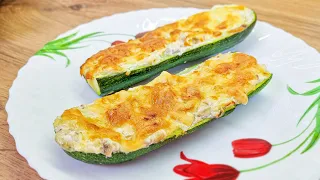 Stuffed zucchini from the oven. You won't fry the zucchini anymore! fresh recipes