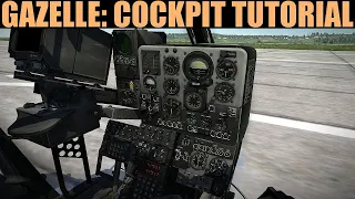 Sa-342 Gazelle: Cockpit Familiarization Tour Tutorial | DCS WORLD