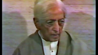 J. Krishnamurti - New Delhi 1981 - Conversation with P. Jayakar and A. Patwardhan