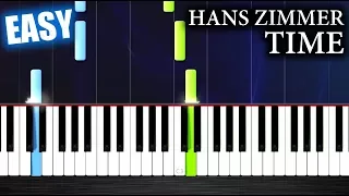 Hans Zimmer - Time - EASY Piano Tutorial by PlutaX