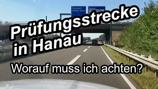 Prüfungsstrecke in Hanau