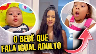 O BEBÊ QUE FALA IGUAL ADULTO! 😱 *novelinha*