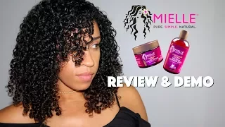 Mielle Organics Pomegranate & Honey Review & Demo | Bonus Wash and Go Styling Routine