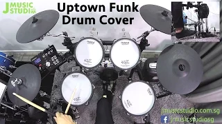 Uptown Funk Drum Cover - Mark Ronson Feat. Bruno Mars - J Music Studio