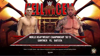 "💥 WWE 2K24 FULL MATCH —  Gunther vs Batista —  WWE  Title Match