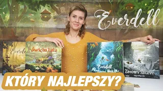 Everdell: Zimowy szczyt │ Perłowy potok │Święto Lata │Który najlepszy?