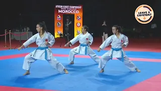 karate female team kata
