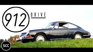 PORSCHE 912 Coupé 1966 - Test drive in top gear - Engine sound | SCC TV