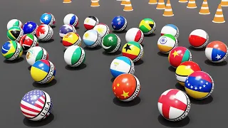 32 Countries, 31 Eliminations - Marble Elimination Tournament Season 1