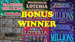 BACK TO WINNING WITH A NICE BONUS🍀🍀🍀TEXAS LOTTERY SCRATCH OFFS TICKETS #scratchofftickets