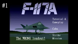 F-117A Stealth Fighter 2.0 - Tutorial/Gameplay #1 - The WRONG loadout!