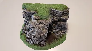 Let's make some Tabletop Terrain Cavern entrance part 1