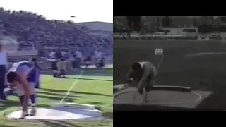 Ulf Timmerman vs Parry O’Brien Glide Shotput