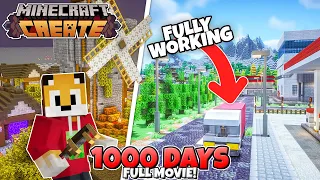 1000 days FULL MOVIE | Minecraft Create Mod (Day 4000 - 5000)