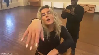 Perrie Edwards Rehearsals Sweet Melody (ft. Little Mix)