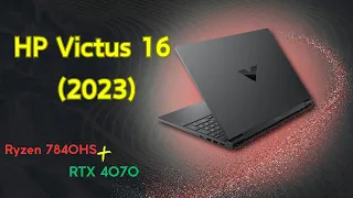 ОБЗОР HP VICTUS 16 (2023) - Ryzen 7 7840HS + RTX 4070 I Тесты I Мнение