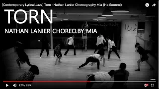 [Contemporary Lyrical Jazz] Torn - Nathan Lanier Choreography.Mia (Ha Soonmi)