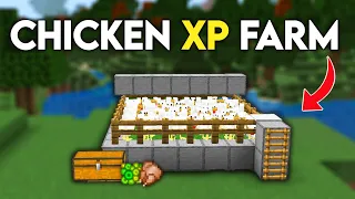 Easy Chicken XP Farm 1.20 Minecraft Bedrock & Java [MCPE,Xbox,PS4/PS5,Windows]