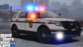 GTA 5 LSPDFR Police Mod 320|Pennsylvania State Police|State Trooper Highway Patrol|He Slipped & Fell