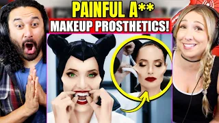 15 PAINFUL MakeUp Prosthetics Actors Were Forced To Wear - REACTION!!