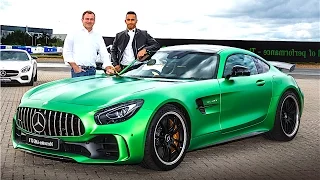 Mercedes AMG GTR REVIEW WORLD PREMIERE Lewis Hamilton Driving 2017 AMG GTR Engine Sound CARJAM TV