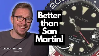 Better than SAN MARTIN?! | Cronos NH34 GMT Automatic
