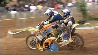 MX Sidecar. World championship 2001 Great Britain GP Canada Heights 1-st race