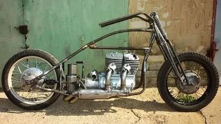 Homemade 700 cc motorcycle "HENDERSON Yourself"