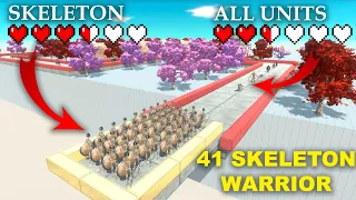 41 THE SKELETON WARRIOR IMPOSSIBLE MAZE DEATHRUN - Animal Revolt Battle Simulator