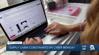 Cyber Monday shoppers navigate supply chain problems