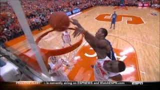 Duke v Syracuse: Blocked Shot