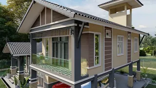 Visual 3D Rumah Banglo Eksklusif (Raqila Residen)