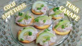 TUNA CANAPE  COLD APPETIZER by Sophia / 🌟LJ Channel