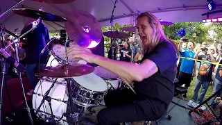 Nicko McBrain Drum Cam - Wrathchild (Rock 'n Roll Ribs 10th anniversary) W/ Tim ‘Ripper’ Owens