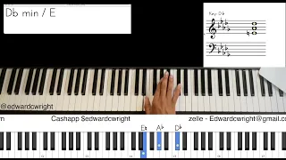 Piano | in Db | 1m 2m | Part 7 #piano #taughtwright