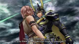 Warrior of Light vs Lightning - Dissidia 012 Final Fantasy