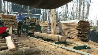 Eps#157 Making studs with my Woodland Mills HM122. This size sawmill is ideal for this job.