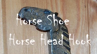 Horse Shoe Horse Head Hook