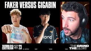 MSI REMATCH FAKER VS BIN - BLG vs T1 | WORLDS 2023 Swiss Stage w/ IWDominate