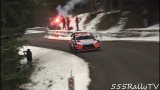 Rallye Monte Carlo 2020 flat out action